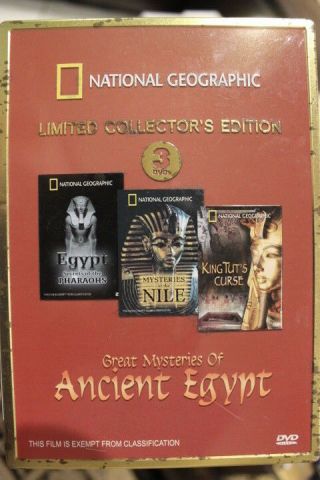 National Geographic: Great Mysteries Of Ancient Eygpt Rare Dvd Steelbook Ltd Ed.