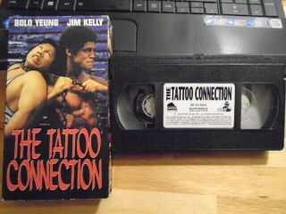 Rare Oop Tattoo Connection Vhs Film 1978 Black Belt Jones 2 Jim Kelly Bolo Yeung