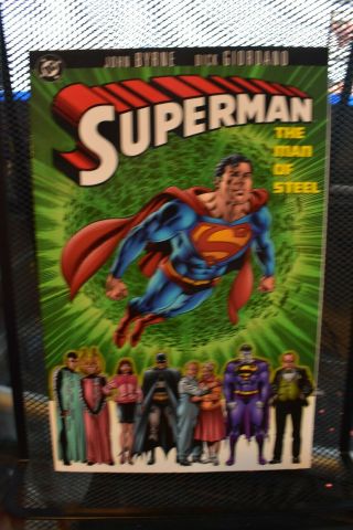 Superman The Man Of Steel Volume 1 Dc Tpb Rare Oop John Byrne & Dick Giordano