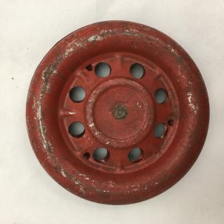 Antique 5 " Pressed Steel Wheel For Child 