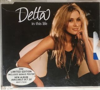 Delta Goodrem In This Life Cd2 Oz Rare With Poster