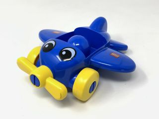 Rare Lego Duplo Baby Primo Airplane Blue & Yellow Vintage Plane 1999 31639