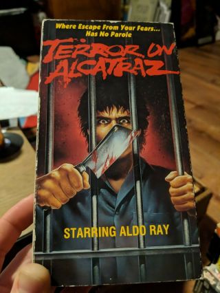 Terror On Alcatraz Rare Horror Vhs Aldo Ray Star Classics Cult B Movie