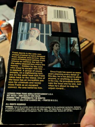 Terror On Alcatraz Rare Horror VHS Aldo Ray Star Classics cult B Movie 3