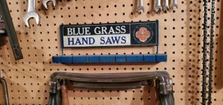 Very Rare Vintage Belknap Bluegrass Hand Saw Display