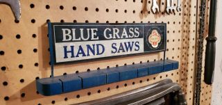 Very Rare Vintage Belknap Bluegrass Hand Saw Display 2