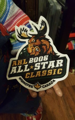 Manitoba Moose 2006 AHL All Star Classic Host Team Jersey Patch RARE 2
