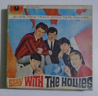 The Hollies,  Stay With The Hollies,  Rare 1964 Reel To Reel Twin Track Mono Tape.