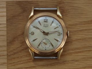 Old German Gdr Rare Watch Gub Glashutte Cal.  60