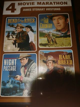 Bend Of The River / Far Country / Night Passage / Rare Breed (dvd) B1