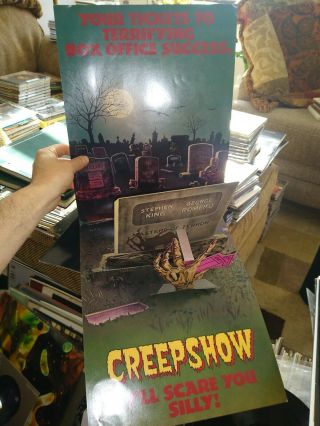 Very Rare Orig Creepshow 1982 3d Pop - Up Studio Theatrical Promo Card George Rome