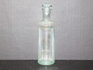 Antique Dr Hookers Cough Group Syrup Quack Medicine Drug Store Vtg Glass Bottle