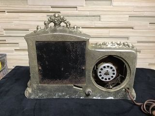 Vintage Clock Case Fireplace Parts Repair Antique 2