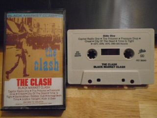 Rare Oop The Clash Cassette Tape Black Market Clash Punk Reggae Joe Strummer 