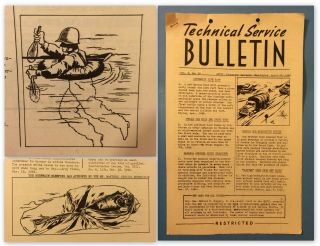 Ww2 Wwii Technical Service Bulletin Training - U.  S Army Rare Restricted 1943