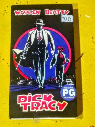 Dick Tracy Rare Oop Vintage 1990 Vhs Warren Betty Madonna Cult