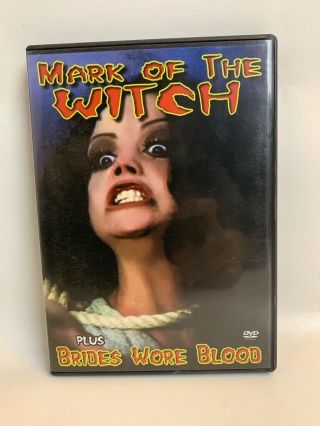 Mark Of The Witch & The Brides Wore Blood Rare Us Retromedia Dvd Cult 70s Horror