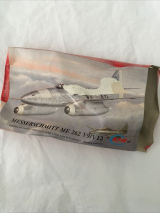 Mpm Messerschmitt Me 262 V9/v12 1/72 Plastic Rare Kit Smashed Box