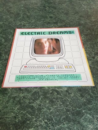 Electric Dreams Soundtrack Vinyl Lp Rare Giorgio Moroder Oakey Culture Club Lynn