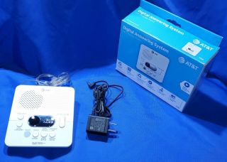 AT&T 1740 Digital Answering Machine System 60 Minutes Recording Date/Time Stamp 3