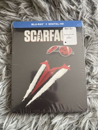 Scarface Blu - Ray Limited Edition Steelbook Rare Like Al Pacino