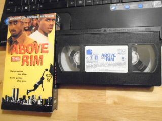 Rare Oop Above The Rim Vhs Film 2pac Tupac Shakur Bernie Mac Marlon Wayans 1994