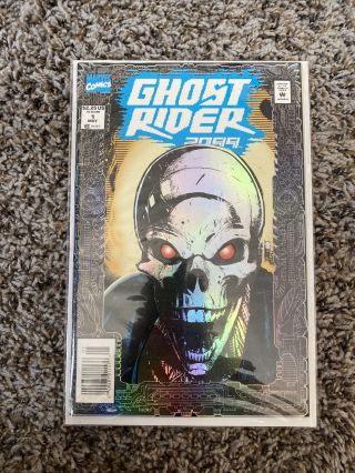 Ghost Rider 2099 1 Foil Cover Near (may 1994,  Marvel) Rare Newsstand Nm,