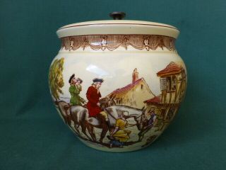 Antique Royal Winton Tobacco Humidor Jar