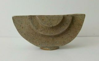 Vintage Art Deco Streamline Modern Ceramic Pottery Small Planter Vase Antique