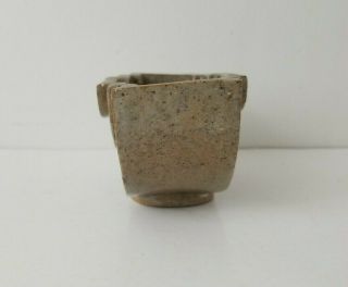 Vintage Art Deco Streamline Modern Ceramic Pottery Small Planter Vase Antique 2