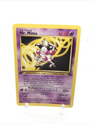 Pokemon Mr.  Mime - 22/64 - Jungle Set - 1st Edition - Non - Holo Foil Rare Nm