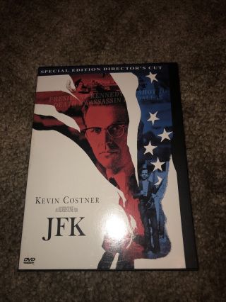 Jfk / Oliver Stone Kevin Costner Dvd - Rare Special Edition Director’s Cut