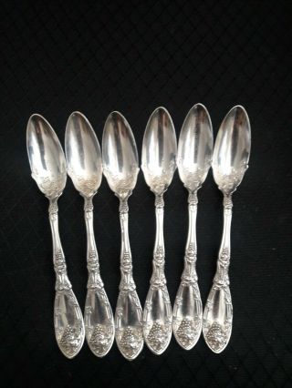 Set Of 6 Vintage Silverplate Spoons From Early 1900 