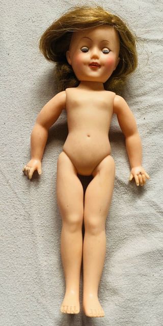 Vintage 1950’s 12” Ideal Shirley Temple Doll St - 12 Nude Dress Me Vtg Vhtf