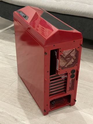 Red NZXT Phantom 410 Mid Tower Computer Case - RARE (CA - PH410 - R1) 2
