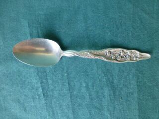 Antique Whiting Lily Of The Valley Sterling Silver Tea Spoon