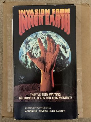 Invasion From Inner Earth - 1987 Alien / Horror - Rare Vhs