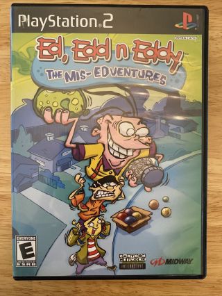 Ed,  Edd N Eddy: The Mis - Edventures (sony Playstation 2 Ps2 2005) Cib Rare