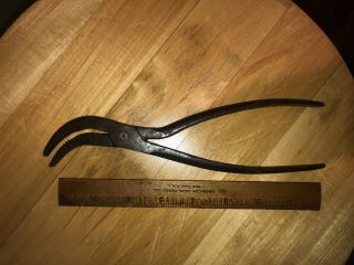 Antique Vintage Cobblers/pliers/leather Tool - Patented.  Leather Tool.