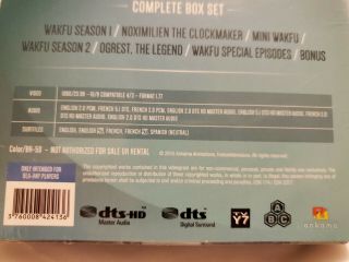 Wakfu Ankama Limited Edition Collectors Blu Ray Discs Rare. 3