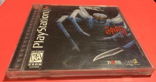 Rare Spider The Video Game (sony Playstation 1 Ps1) Complete