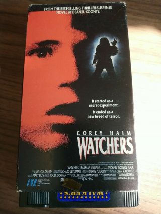 Watchers Vhs Corey Haim Rare Cult Horror I 