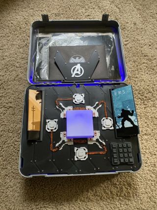 Marvel Cinematic Universe Phase 1 One Set Avengers Blu - Ray Suitcase - Rare Oop