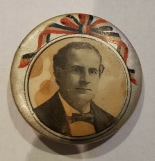 Rare William Jennings Bryan 1896 Political Campaign Pin Button