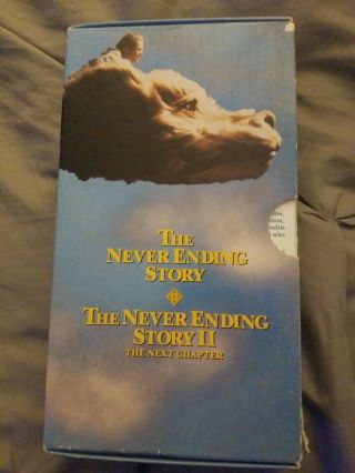 The Never Ending Story I & Ii (vhs) Rare Box Set Classic Children 