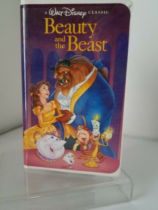 Walt Disney Beauty And The Beast Vhs 1992 Black Diamond Classic Rare