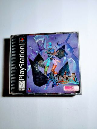 Alundra (sony Playstation 1,  1997) W/ Instructions Rare Ps1