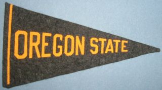 Old Vintage Antique 1936 - 1938 Bf3 Oregon State Beavers Football Pennant H142