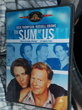The Sum Of Us (dvd,  1994/ 2003,  Dvd.  [rare]