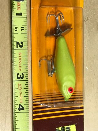 Vintage Bomber Rip Shad Fishing Lure In Package Tough To Find Solid Color